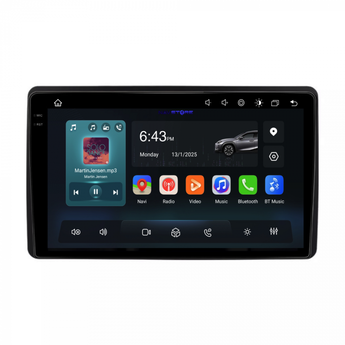 Navigatie Dedicata Dacia Duster (2018 - 2022),QuadCore, 10Inch, 4Gb Ram, 64Gb Stocare, Carplay [4]