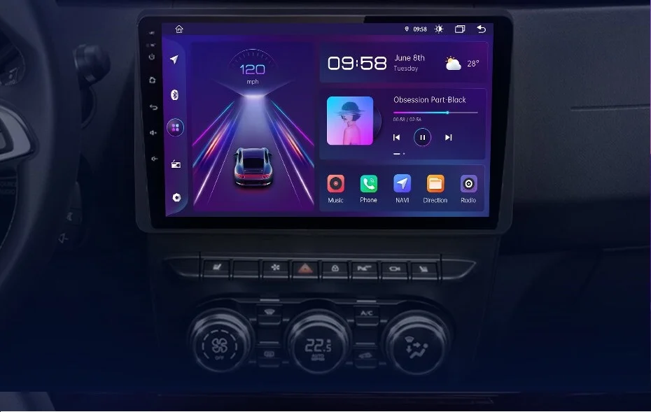 Navigatie Dedicata Dacia Duster (2018 - 2022), 10 Inch, 6Gb Ram, 128Gb stocare, Carplay [8]