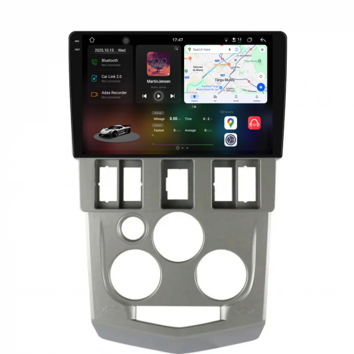 Navigatie Dedicata Dacia Logan 1 (2004-2008), 2K, 12Gb Ram, 256Gb Stocare, Carplay [1]