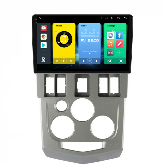 Navigatie Dedicata Dacia Logan 1 (2004-2008), 9Inch, 8Gb Ram, 256Gb Stocare, Carplay [7]