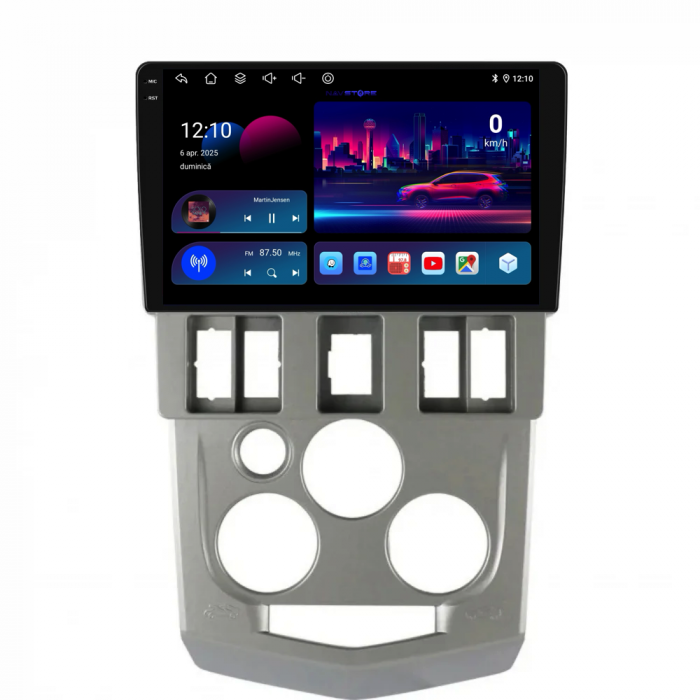 Navigatie Dedicata Dacia Logan 1 (2004-2008), Incell 9Inch, 2Gb Ram, 32Gb Stocare, Carplay [4]