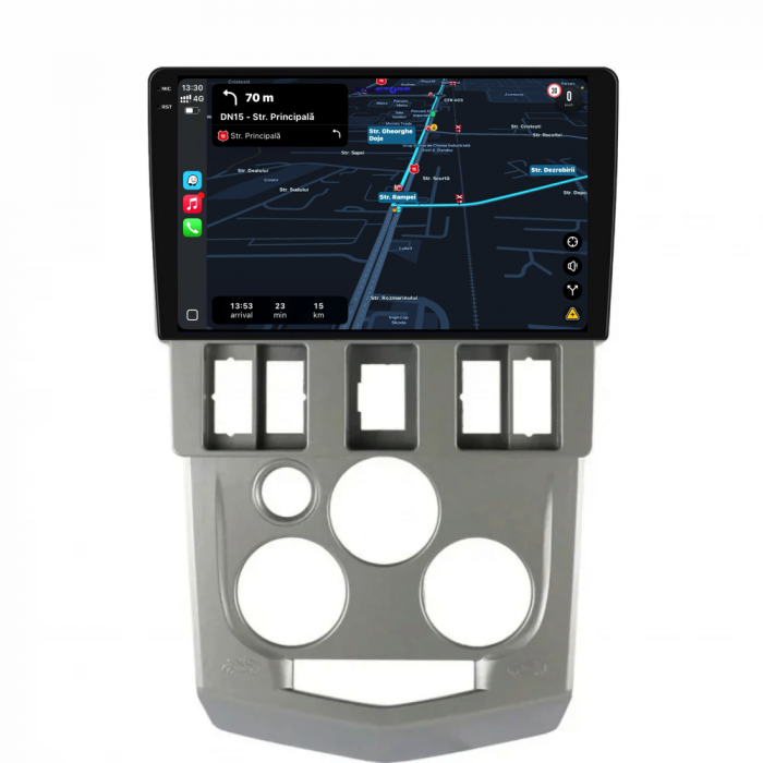 Navigatie Dedicata Dacia Logan 1 (2004-2008), 2K, 12Gb Ram, 256Gb Stocare, Carplay [4]