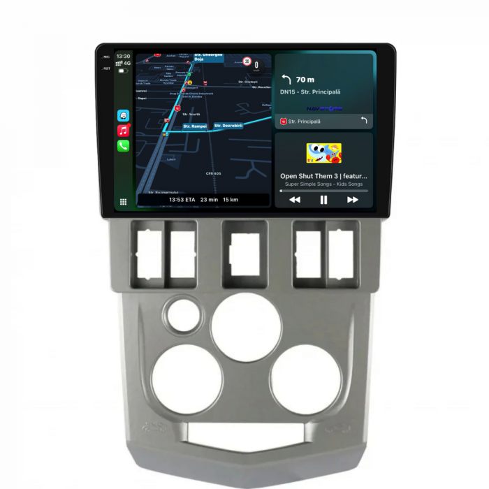 Navigatie Dedicata Dacia Logan 1 (2004-2008), Incell 9Inch, 8Gb Ram, 256Gb Stocare, Carplay [2]