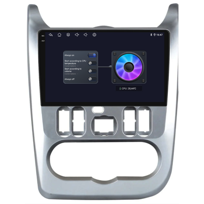 Navigatie Dedicata Dacia Duster (2008 - 2013), 2K, 12Gb Ram, 256Gb Stocare, Android Auto, Carplay [6]