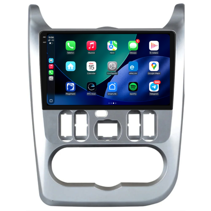 Navigatie Dedicata Dacia Duster (2008 - 2013), 2K, 12Gb Ram, 256Gb Stocare, Android Auto, Carplay [5]