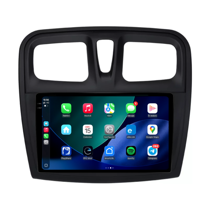 Navigatie Dedicata Dacia Logan (2012 - 2020), 9 Inch, 4Gb Ram, 64Gb Stocare, Android Auto, Carplay [3]