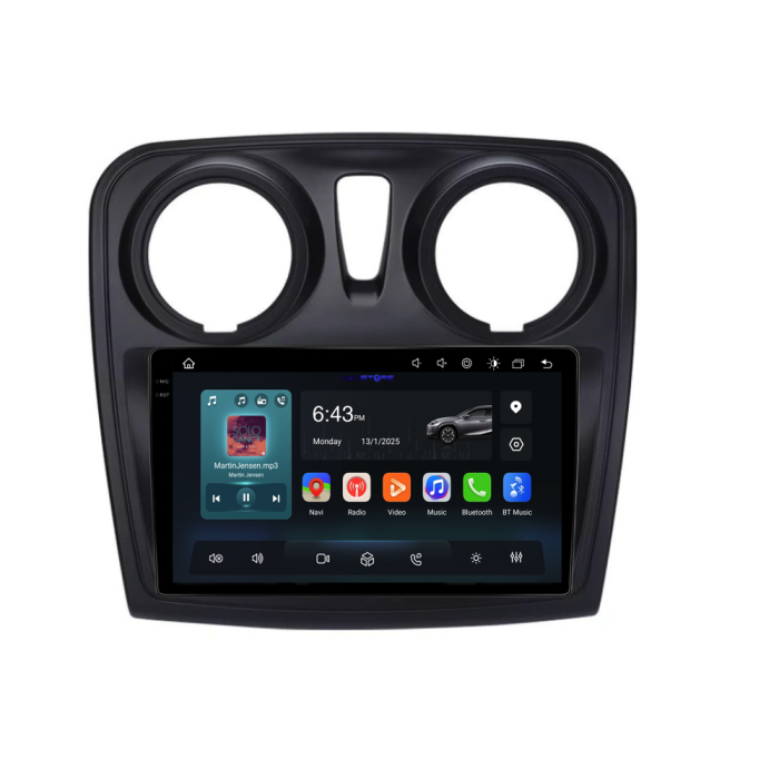 Navigatie Dedicata Dacia Logan (2012 - 2020), QuadCore, 9 Inch, 4Gb Ram, 64Gb Stocare, Android Auto, Carplay [5]