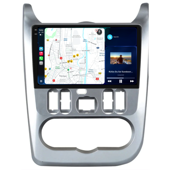 Navigatie Dedicata Dacia Logan/Duster/Sandero (2008-2013), 2K, 8Gb Ram, 256Gb Stocare, Carplay [2]