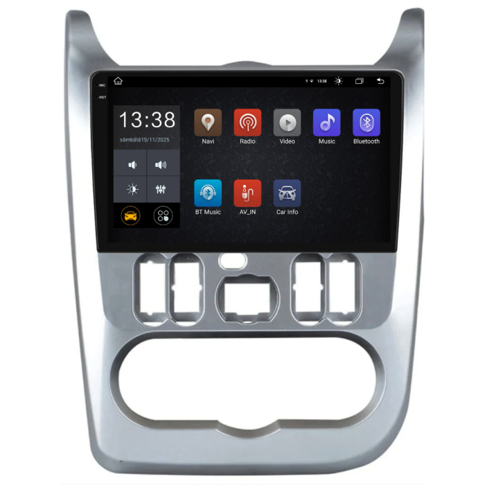 Navigatie Dedicata Dacia Logan/Duster/Sandero (2008-2013), 9Inch, 8Gb Ram, 256Gb Stocare, Carplay [4]