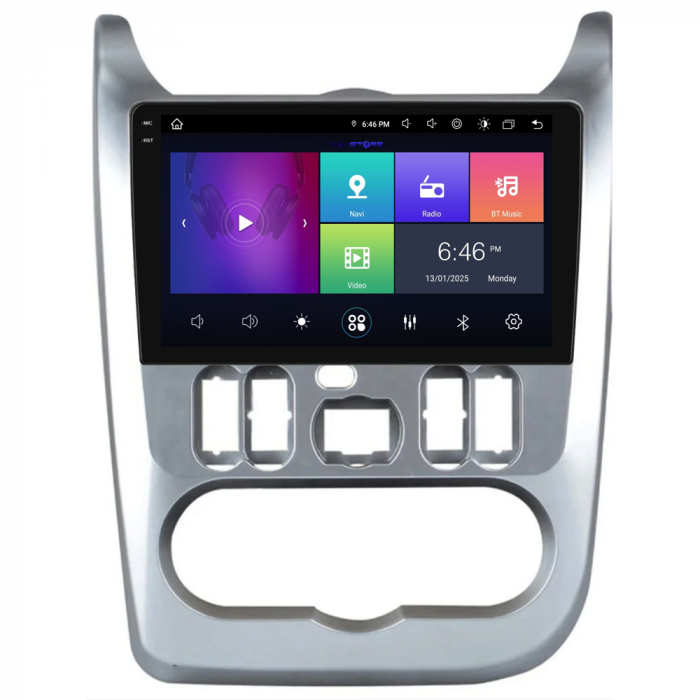 Navigatie Dedicata Dacia Logan/Duster/Sandero (2008-2013),QuadCore, 9Inch, 4Gb Ram, 64Gb Stocare, Carplay [5]