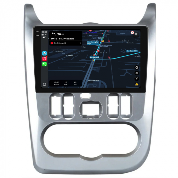 Navigatie Dedicata Dacia Logan/Duster/Sandero (2008-2013), 2K, 12Gb Ram, 256Gb Stocare, Carplay [5]