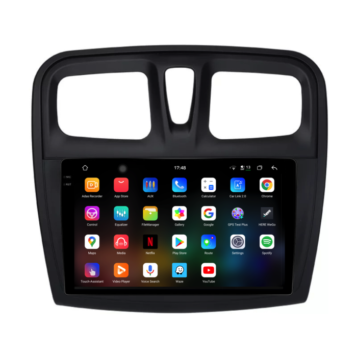 Navigatie Dedicata Dacia Logan/Sandero (2012-2020), 2K, 12Gb Ram, 256Gb Stocare, Carplay [3]
