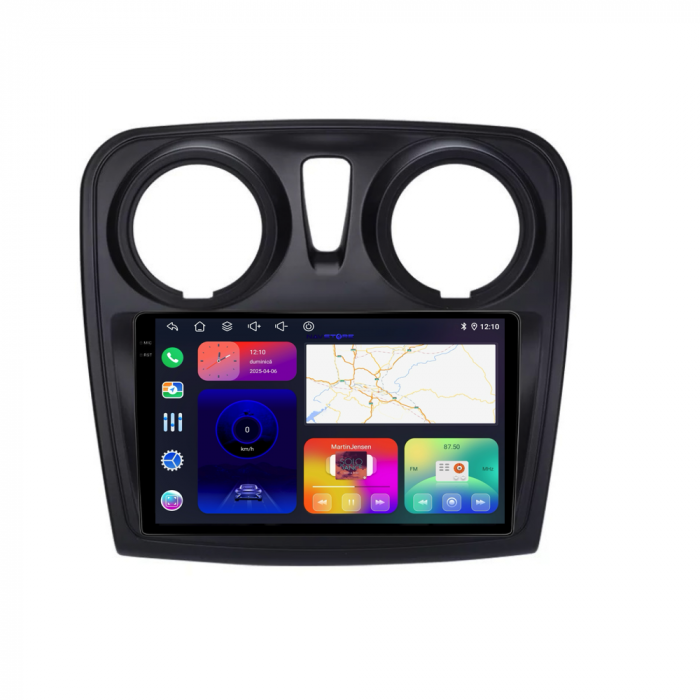 Navigatie Dedicata Dacia Logan/Sandero (2012-2020), 9Inch, 2Gb Ram, 32Gb Stocare, Carplay [5]