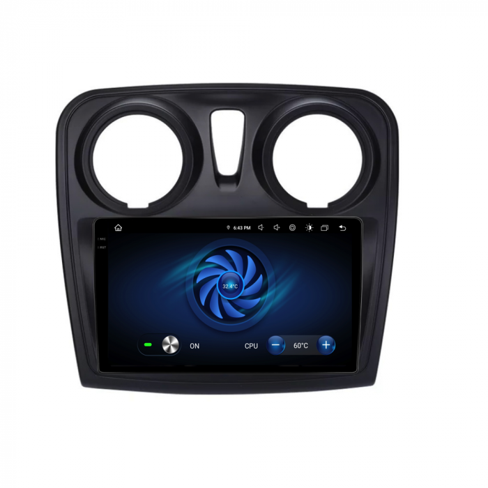 Navigatie Dedicata Dacia Logan/Sandero (2012-2020), 9Inch, 2Gb Ram, 32Gb Stocare, Carplay [6]