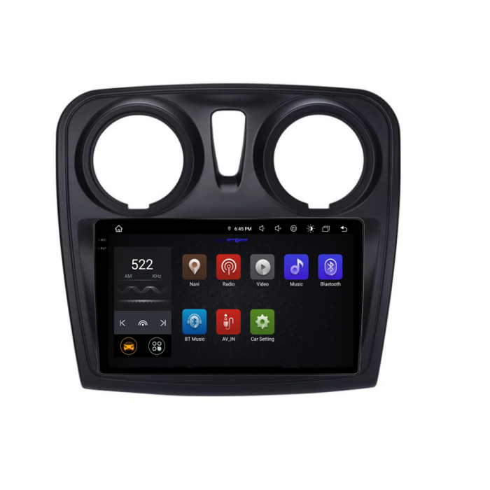 Navigatie Dedicata Dacia Logan/Sandero (2012-2020),QuadCore, 9Inch, 4Gb Ram, 64Gb Stocare, Carplay [6]