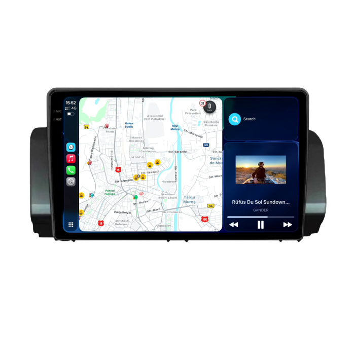 Navigatie Dedicata Dacia Logan/Sandero/Jogger (2021-2023), 2K, 8Gb Ram, 256Gb Stocare, Carplay [2]