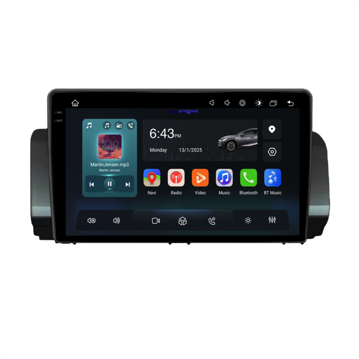 Navigatie Dedicata Dacia Logan/Sandero/Jogger (2021-2023), 9Inch, 8Gb Ram, 256Gb Stocare, Carplay [4]