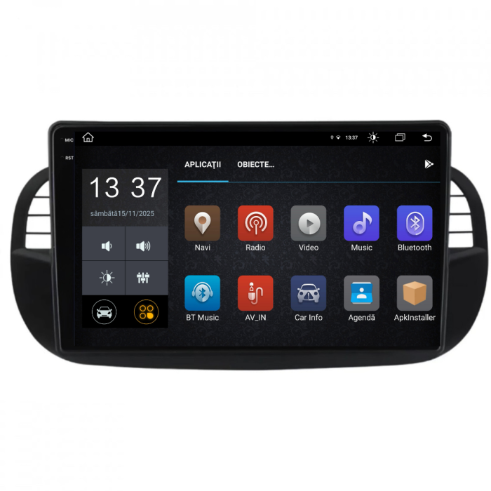 Navigatie Dedicata Fiat 500 (2007-2015), 2K, 4Gb Ram, 64Gb Stocare, Carplay [5]