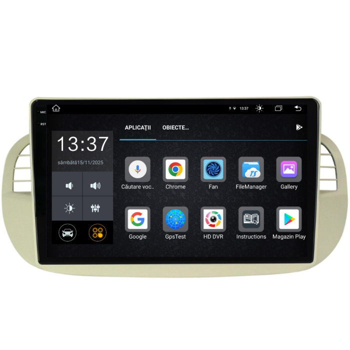 Navigatie Dedicata Fiat 500 (2007-2015), 2K, 8Gb Ram, 256Gb Stocare, Carplay [6]