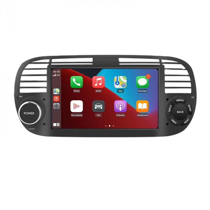 Navigatie Dedicata Fiat 500 (2007-2015), 7Inch, 2Gb Ram, 32Gb stocare, Apple Carplay/Android Auto [1]