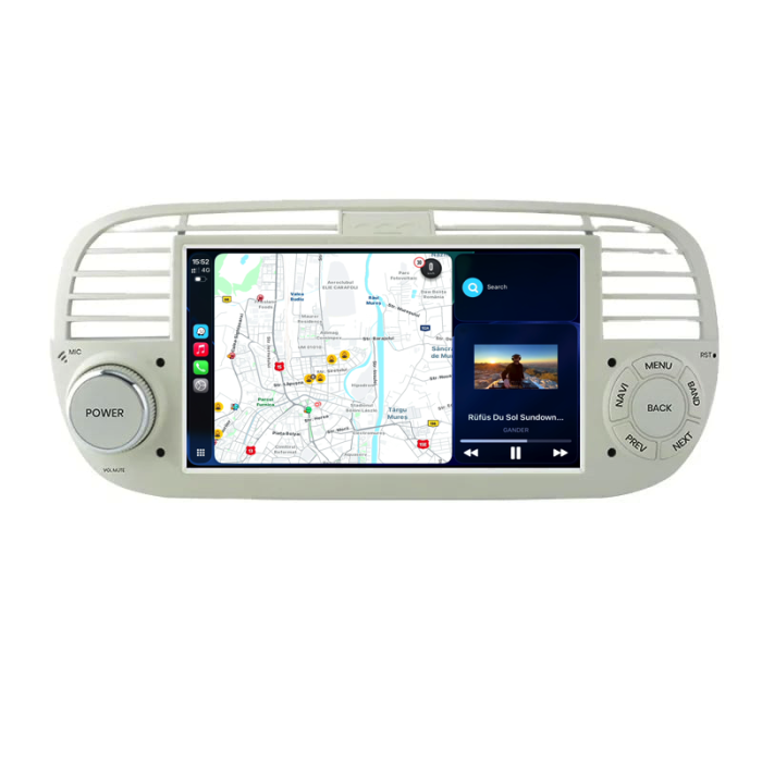 Navigatie Dedicata Fiat 500 (2007-2015), 7Inch, 4Gb Ram, 64Gb stocare, Apple Carplay/Android Auto [1]