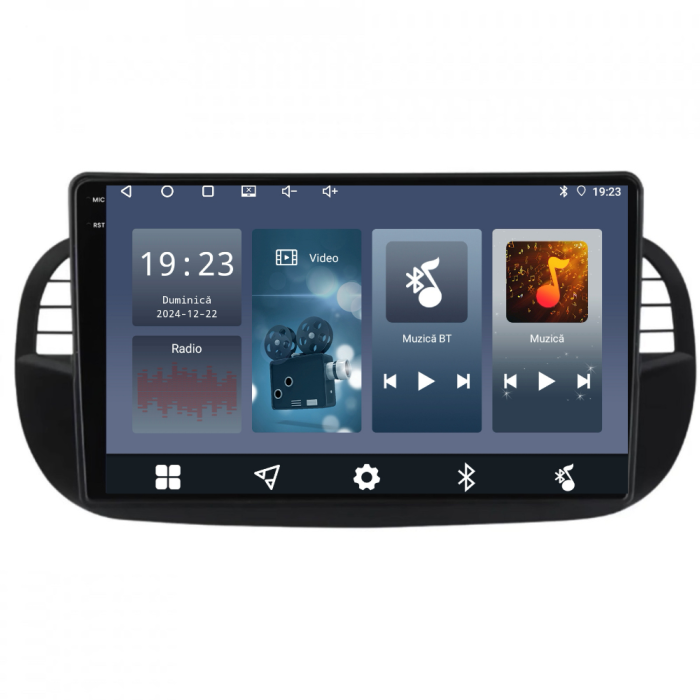 Navigatie Dedicata Fiat 500 (2007-2015), 9Inch, 2Gb Ram, 32Gb Stocare, Carplay [7]