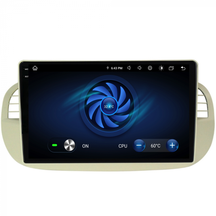 Navigatie Dedicata Fiat 500 (2007-2015), 9Inch, 2Gb Ram, 32Gb Stocare, Carplay [7]