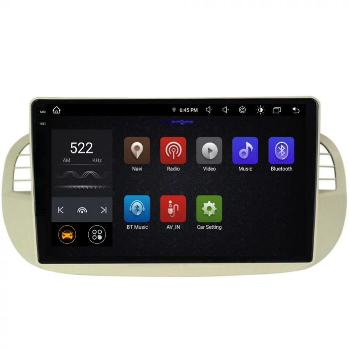 Navigatie Dedicata Fiat 500 (2007-2015), 9Inch, 6Gb Ram, 128Gb Stocare, Carplay [7]
