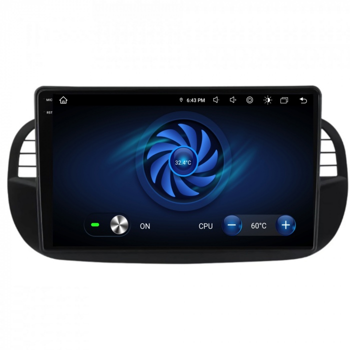Navigatie Dedicata Fiat 500 (2007-2015), 9Inch,QuadCore, 4Gb Ram, 64Gb Stocare, Carplay [8]