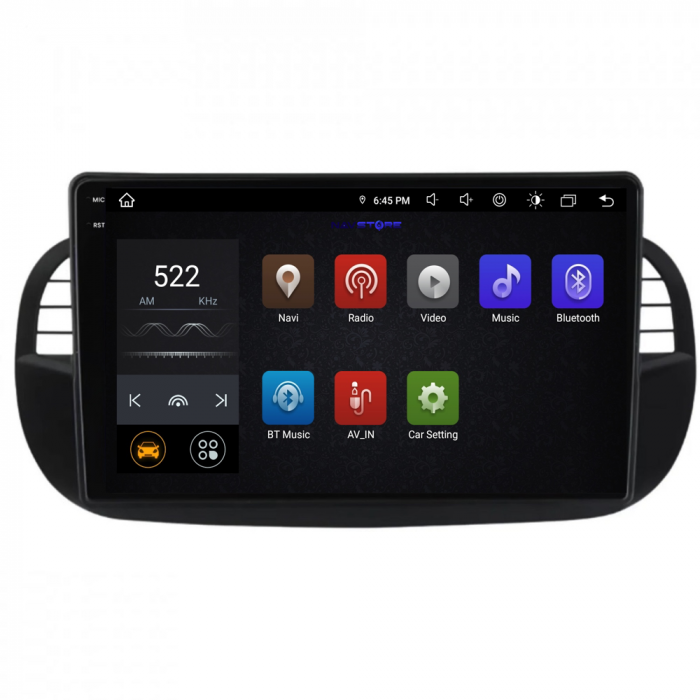 Navigatie Dedicata Fiat 500 (2007-2015), 9Inch,QuadCore, 4Gb Ram, 64Gb Stocare, Carplay [5]