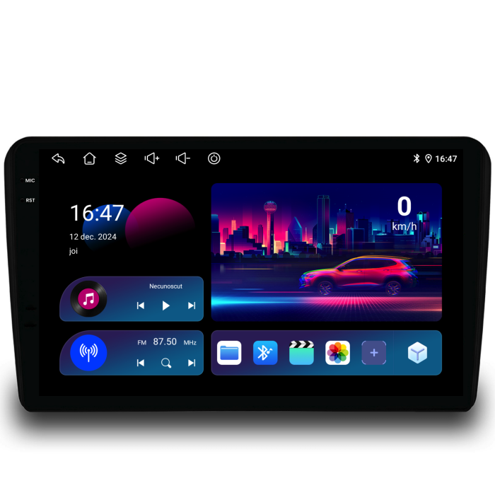 Navigatie Dedicata Fiat 500 (2015-2020), 9Inch, 2Gb Ram, 32Gb Stocare, Carplay [4]
