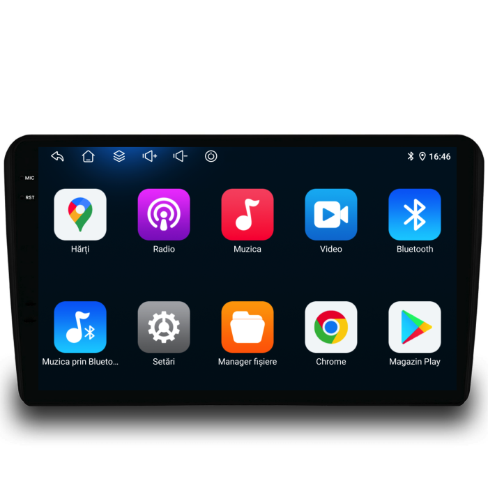 Navigatie Dedicata Fiat 500 (2015-2020), 9Inch, 6Gb Ram, 128Gb Stocare, Carplay [6]
