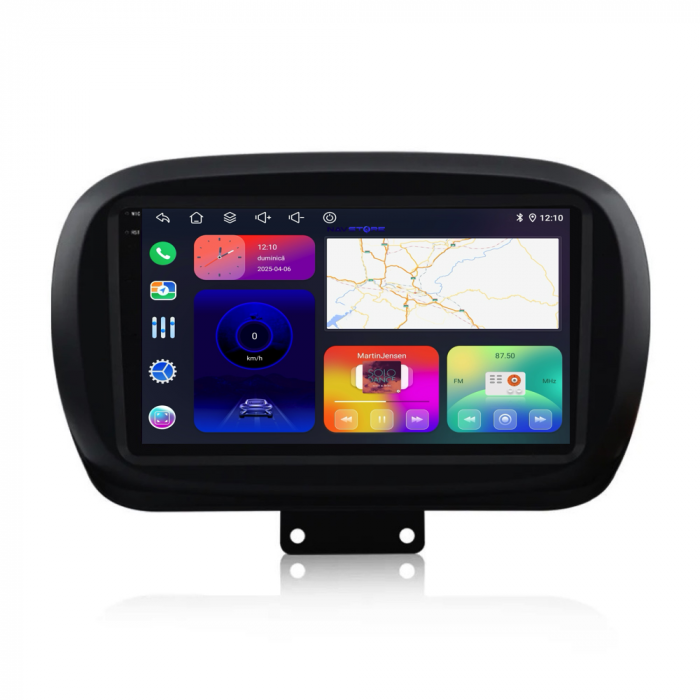 Navigatie Dedicata Fiat 500x (2014-2020), 9Inch, 2Gb Ram, 32Gb Stocare, Carplay [6]
