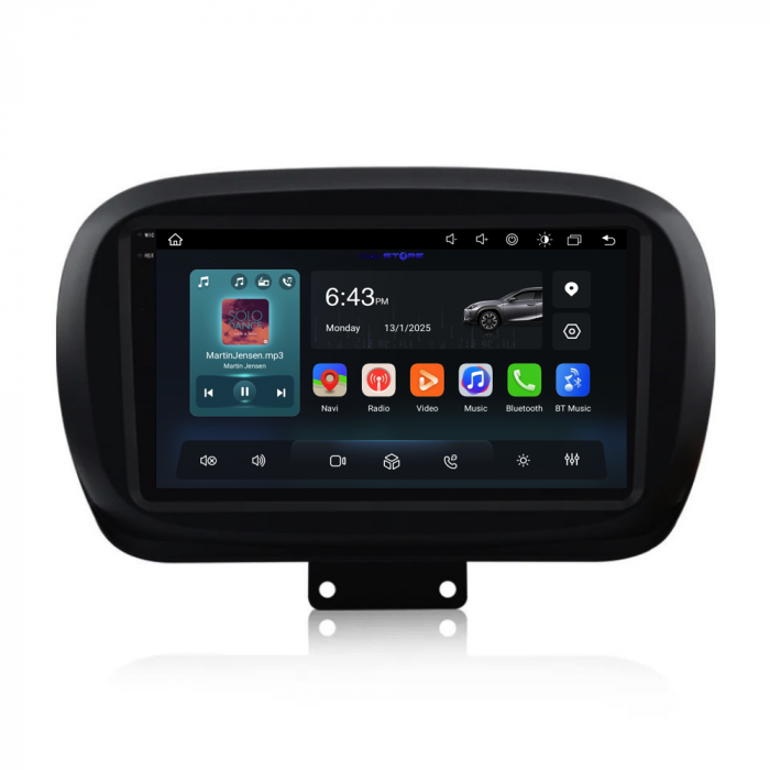 Navigatie Dedicata Fiat 500x (2014-2020), 9Inch, 4Gb Ram, 64Gb Stocare, Carplay [5]