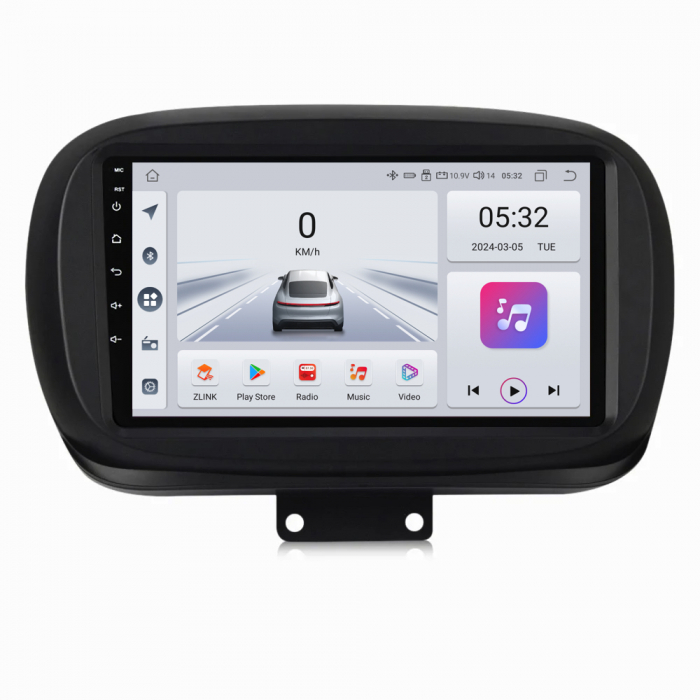 Navigatie Dedicata Fiat 500x (2014 - 2020), 9Inch, 4Gb Ram, 64Gb Stocare, Carplay [1]