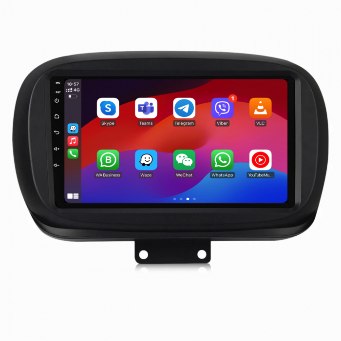 Navigatie Dedicata Fiat 500x (2014 - 2020), 9Inch, 8Gb Ram, 256Gb Stocare, Carplay [4]