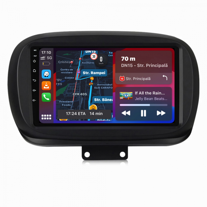 Navigatie Dedicata Fiat 500x (2014 - 2020), 9Inch, 8Gb Ram, 256Gb Stocare, Carplay [2]