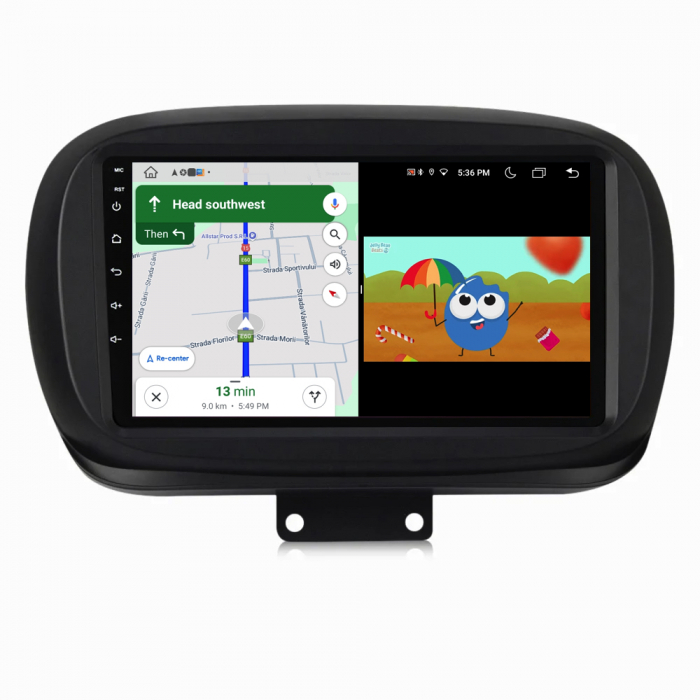 Navigatie Dedicata Fiat 500x (2014 - 2020), 9Inch, 8Gb Ram, 256Gb Stocare, Carplay [5]