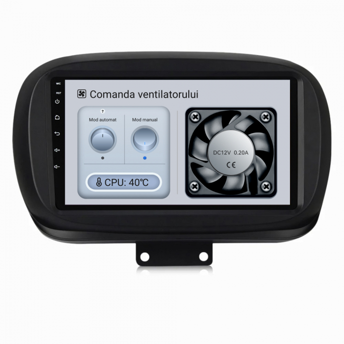 Navigatie Dedicata Fiat 500x (2014 - 2020), 9Inch, 8Gb Ram, 256Gb Stocare, Carplay [6]