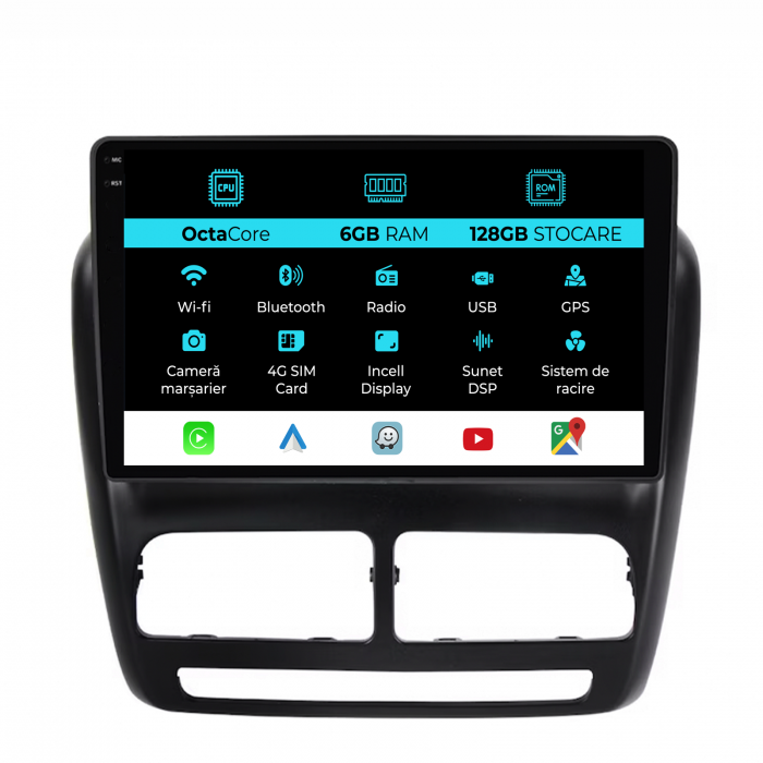 Navigatie Dedicata  Opel Combo (2011-2018), 10Inch, 6Gb Ram, 128Gb Stocare, Carplay [1]