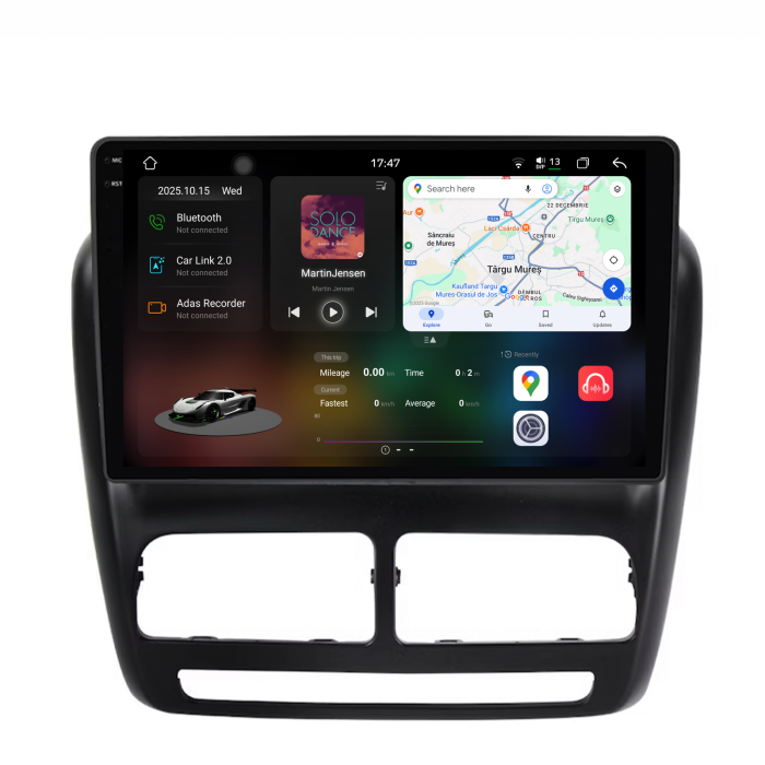 Navigatie Dedicata Fiat Doblo (2010-2015), 2K, 12Gb Ram, 256Gb Stocare, Carplay [1]