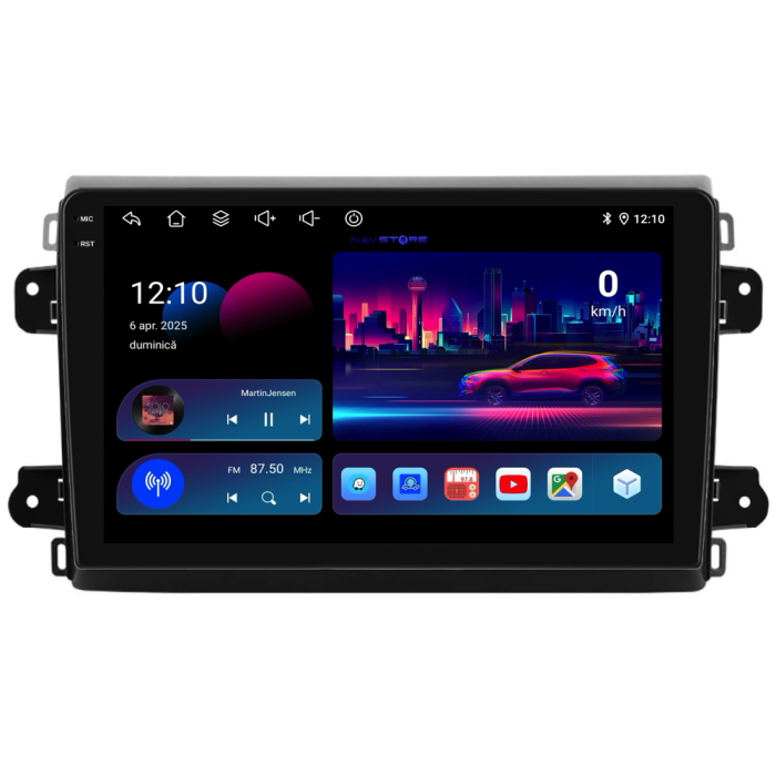 Navigatie Dedicata Fiat Ducato 2020+, 2K, 4Gb Ram, 64Gb Stocare, Carplay [4]