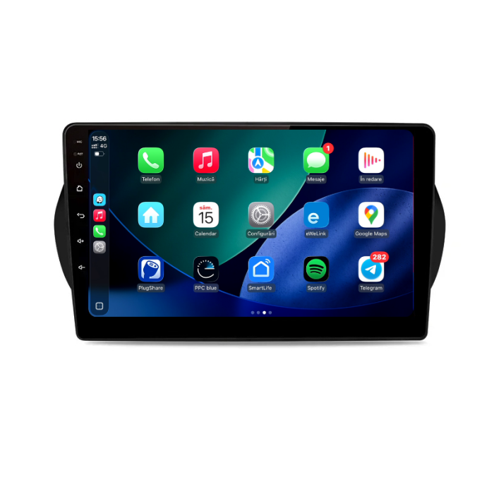 Navigatie Dedicata Fiat Fiorino/Qubo (2008 - 2017), 10Inch, 8Gb Ram, 256Gb Stocare, Carplay [3]
