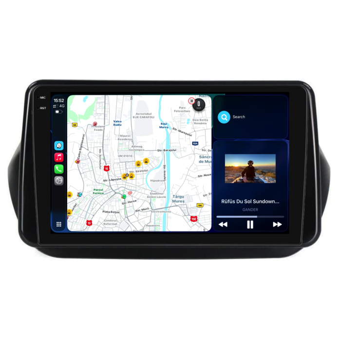 Navigatie Dedicata Fiat Fiorino/Qubo (2008-2017), 9Inch, 8Gb Ram, 256Gb Stocare, Carplay [2]