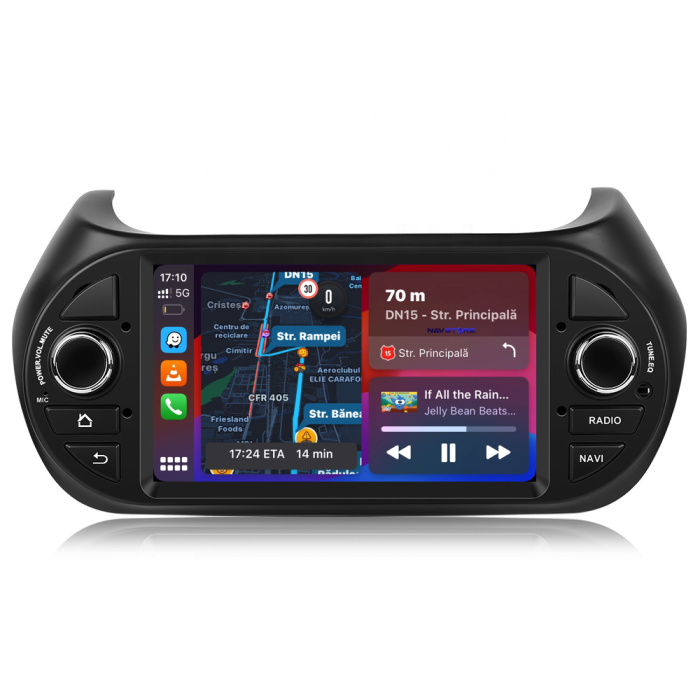 Navigatie Dedicata Fiat Fiorino/Qubo (2008-2017),QuadCore, 7Inch, 4Gb Ram, 64Gb Stocare, Carplay [1]