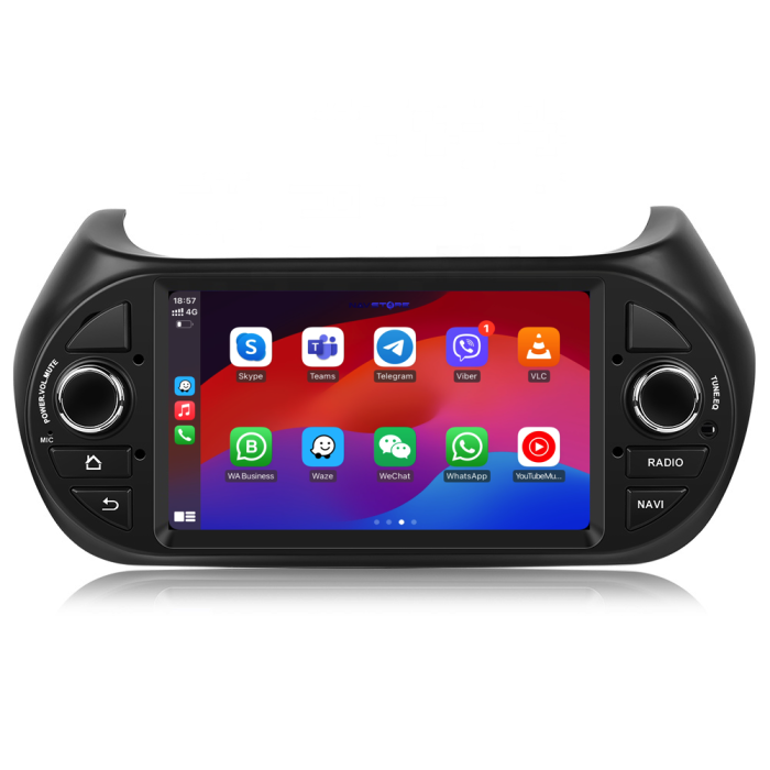 Navigatie Dedicata Fiat Fiorino/Qubo (2008-2017),QuadCore, 7Inch, 4Gb Ram, 64Gb Stocare, Carplay [3]