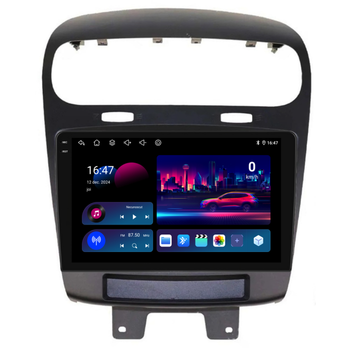 Navigatie Dedicata Fiat Freemont (2011-2020),QuadCore, 9Inch, 4Gb Ram, 64Gb Stocare, Carplay [4]