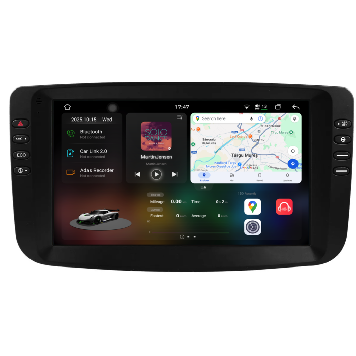 Navigatie Dedicata Fiat Linea, Punto (2012-2018), 2K, 12Gb Ram, 256Gb Stocare, Carplay [1]