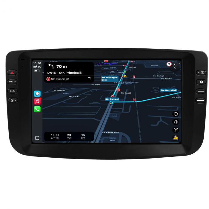 Navigatie Dedicata Fiat Linea, Punto (2012-2018), 2K, 12Gb Ram, 256Gb Stocare, Carplay [5]