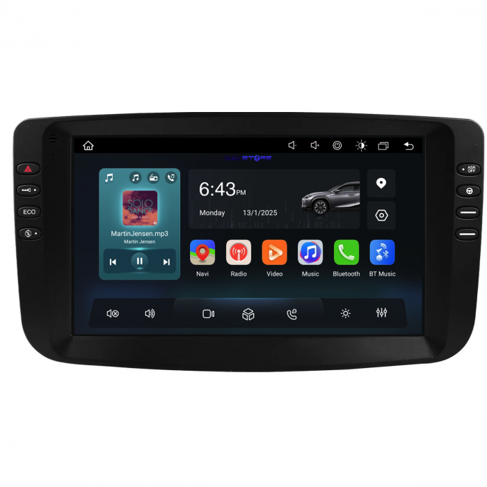 Navigatie Dedicata Fiat Linea, Punto (2012-2018),QuadCore, 9Inch, 4Gb Ram, 64Gb Stocare, Carplay [5]